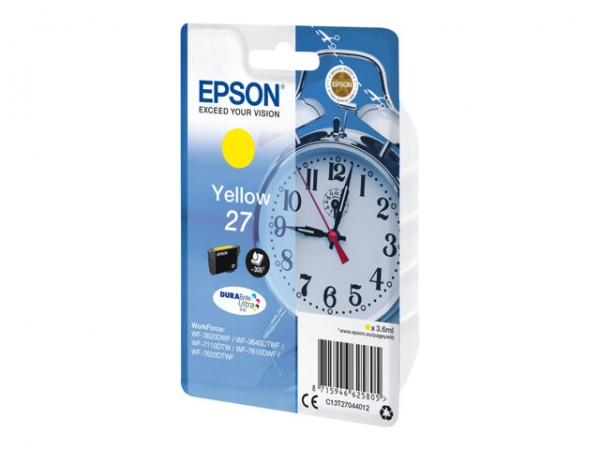 Blekk Epson 27 C13T27044012 Gul