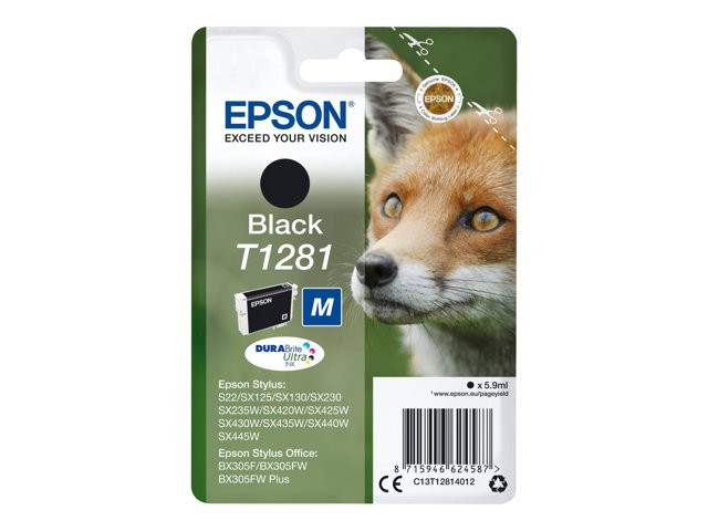 BildeBlekk Epson T1281 C13T12814022 Sort