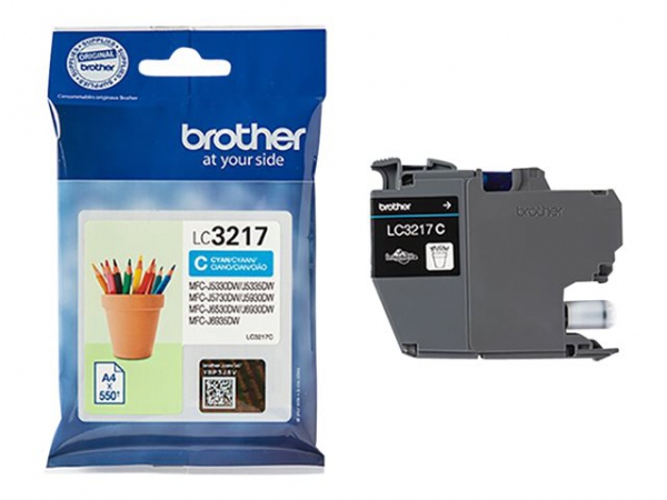 BROTHER Ink LC3217C LC-3217 Cyan