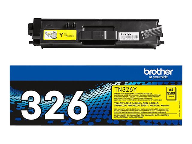 BildeToner Brother Tn326Y High Capacity Gul