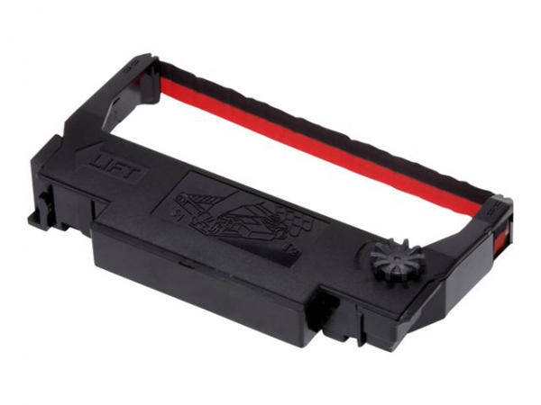 Fargebånd Epson Erc38Br Sort/Rød