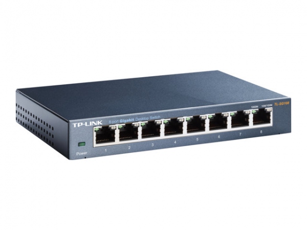 Switch Tp-Link 8 Porter 10/100/1000