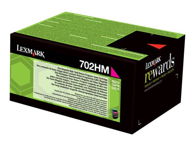 BildeLEXMARK Toner 70C2HM0 Magenta High Yield Return