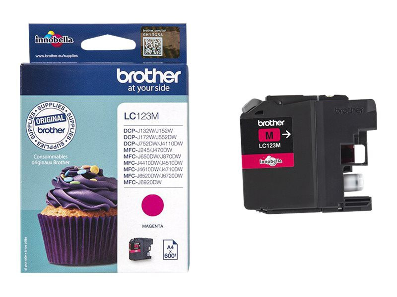 BildeBROTHER Ink LC123M LC-123 Magenta