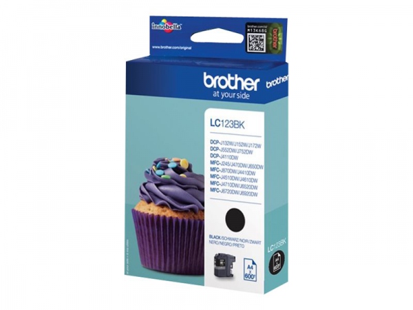BROTHER Ink LC123BK LC-123 Black