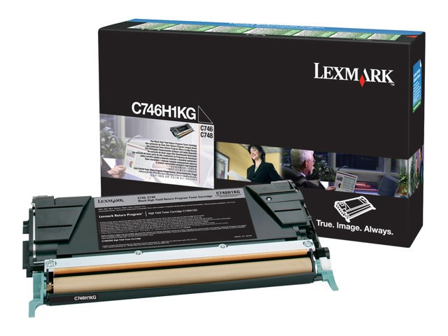 BildeToner Lexmark C746H1Kg 12K Sort