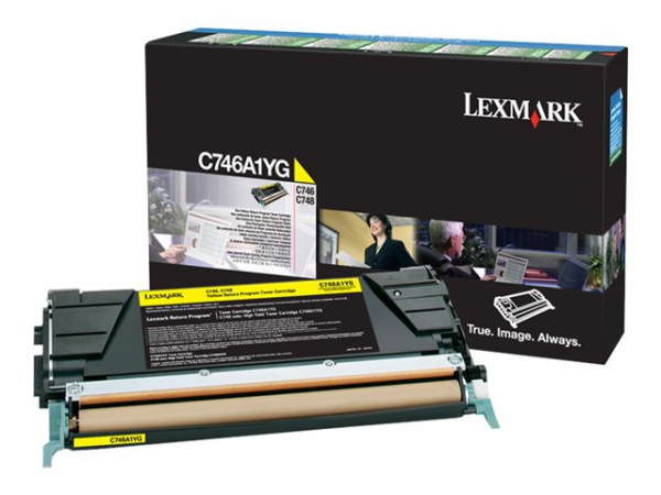 Toner Lexmark C746A1Yg 7K Gul