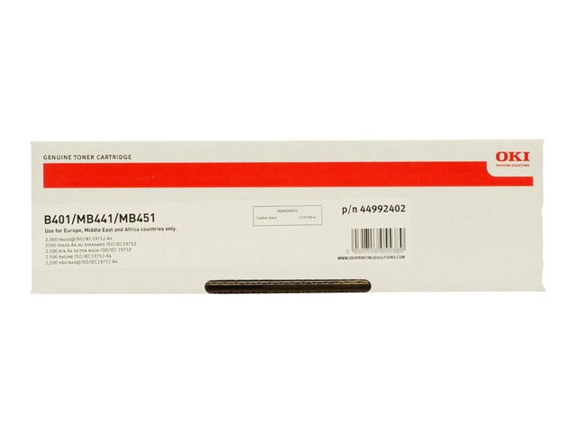 BildeToner Oki B401/Mb441/451 Sort