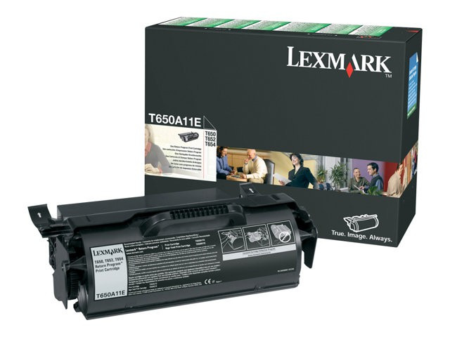 BildeToner Lexmark T650A11E 7K Sort