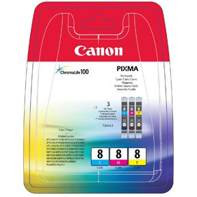 BildeBlekk Canon Cli-8 Cmy (3 stk)