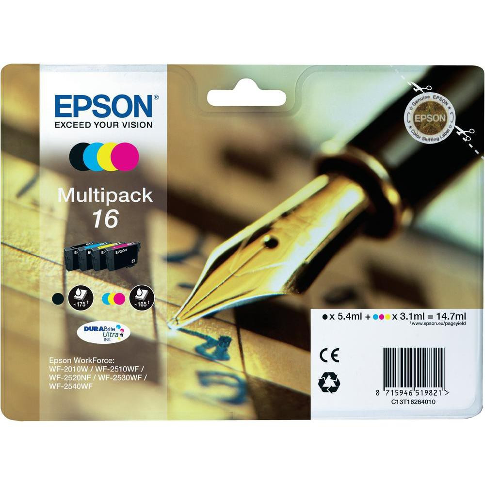 BildeBlekk Epson 16 C13T16264012 Cmyk (4 stk)