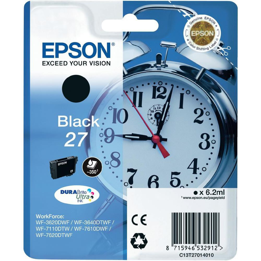 BildeBlekk Epson 27 C13T27014012 Sort
