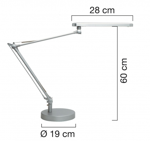 Lampe Unilux Led Mambo Grå