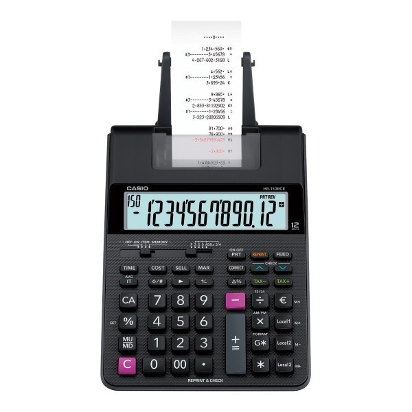 BildeRegnemaskin Casio Hr-150Rce