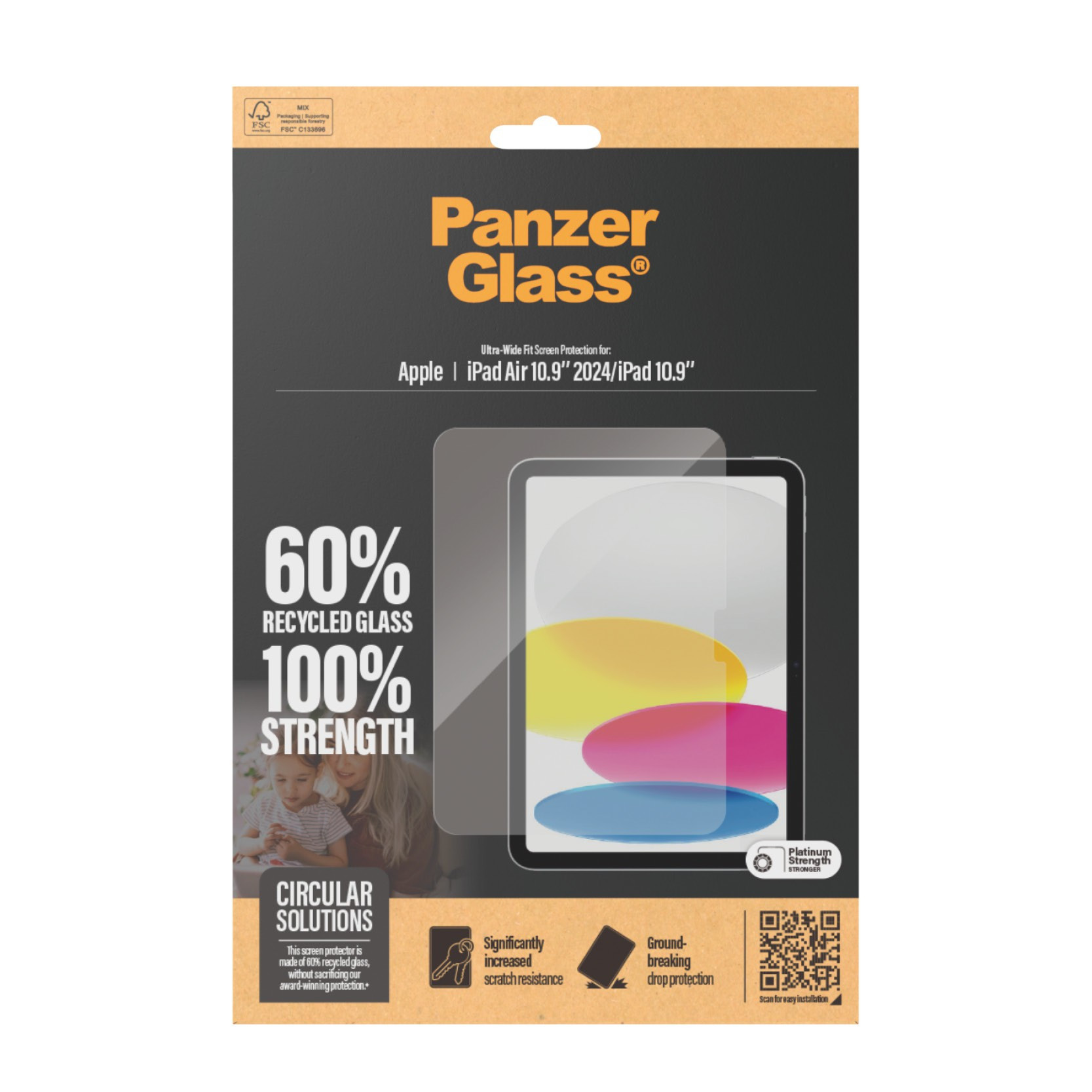 PanzerGlass iPad Air 10.9" 2024 iPad 10.9" Ultra-Wide Fit