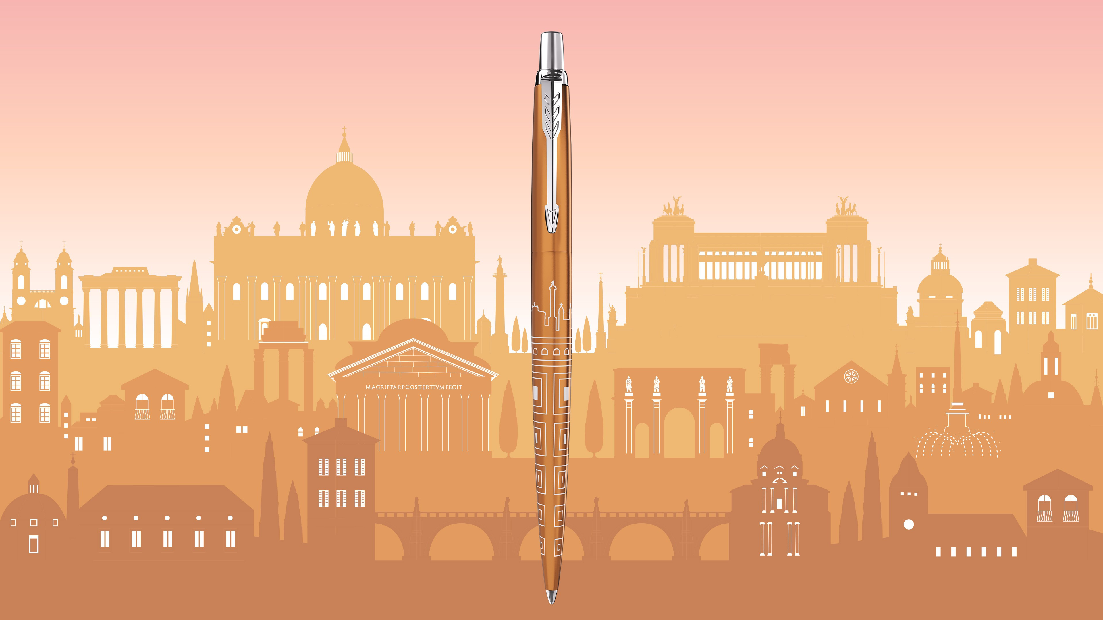 Parker kulepenn Jotter Rome Spec.Edition M i eske