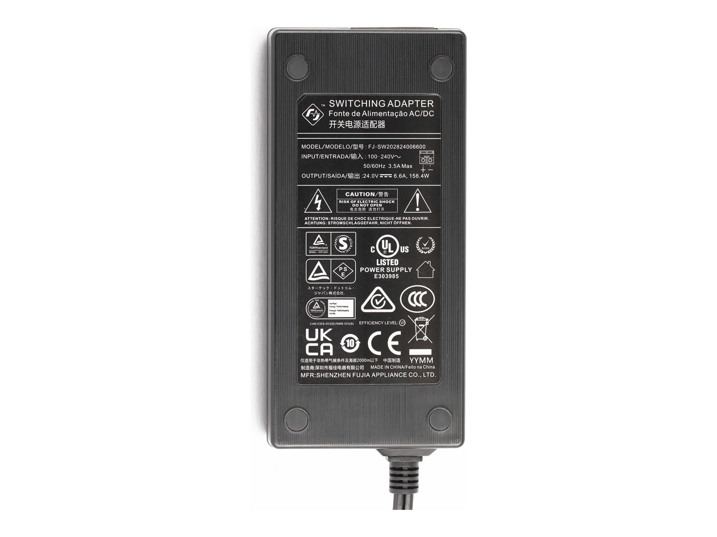 STARTECH DC Power Adapter - 24V/6.6A