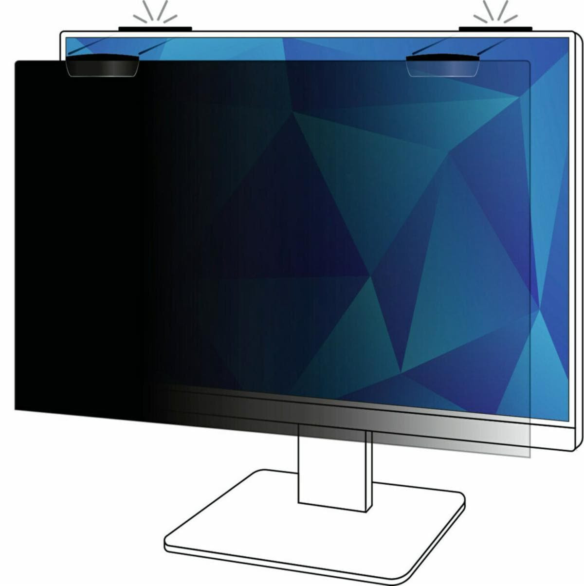 Bilde3M Privacy Filter 21.5'' Full Screen COMPLY Magnetic (16:9)