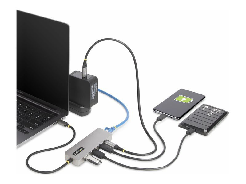 STARTECH 3-Port USB-C Hub 2.5GbE PD