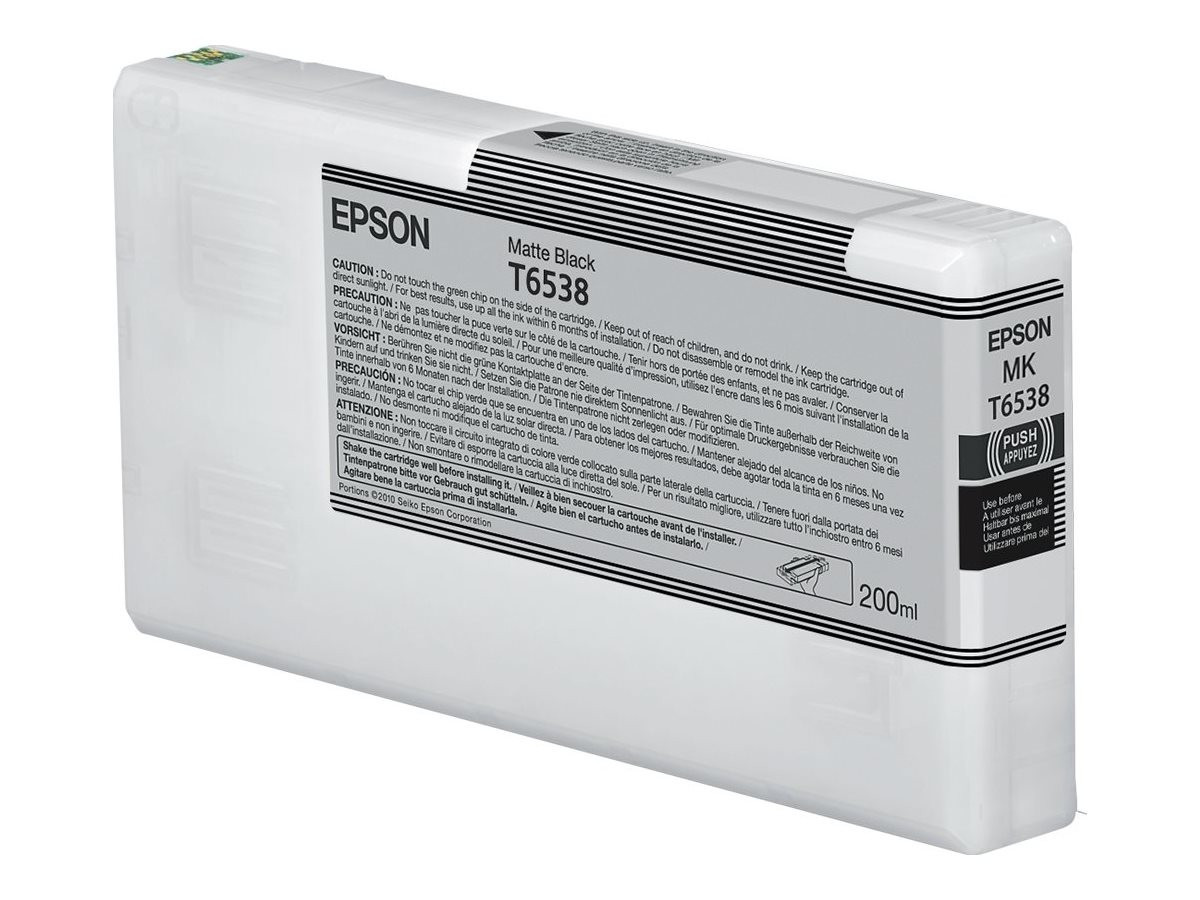 BildeEPSON Ink UltraChrome HDR T65380N Matte Black 200ml