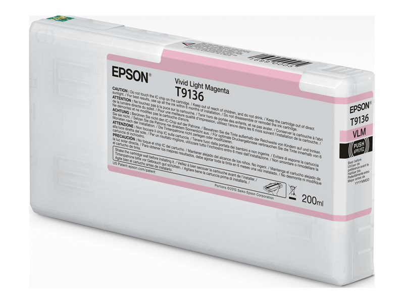 BildeEPSON Ink Photo T91360N Vivid Light Magenta 200ml