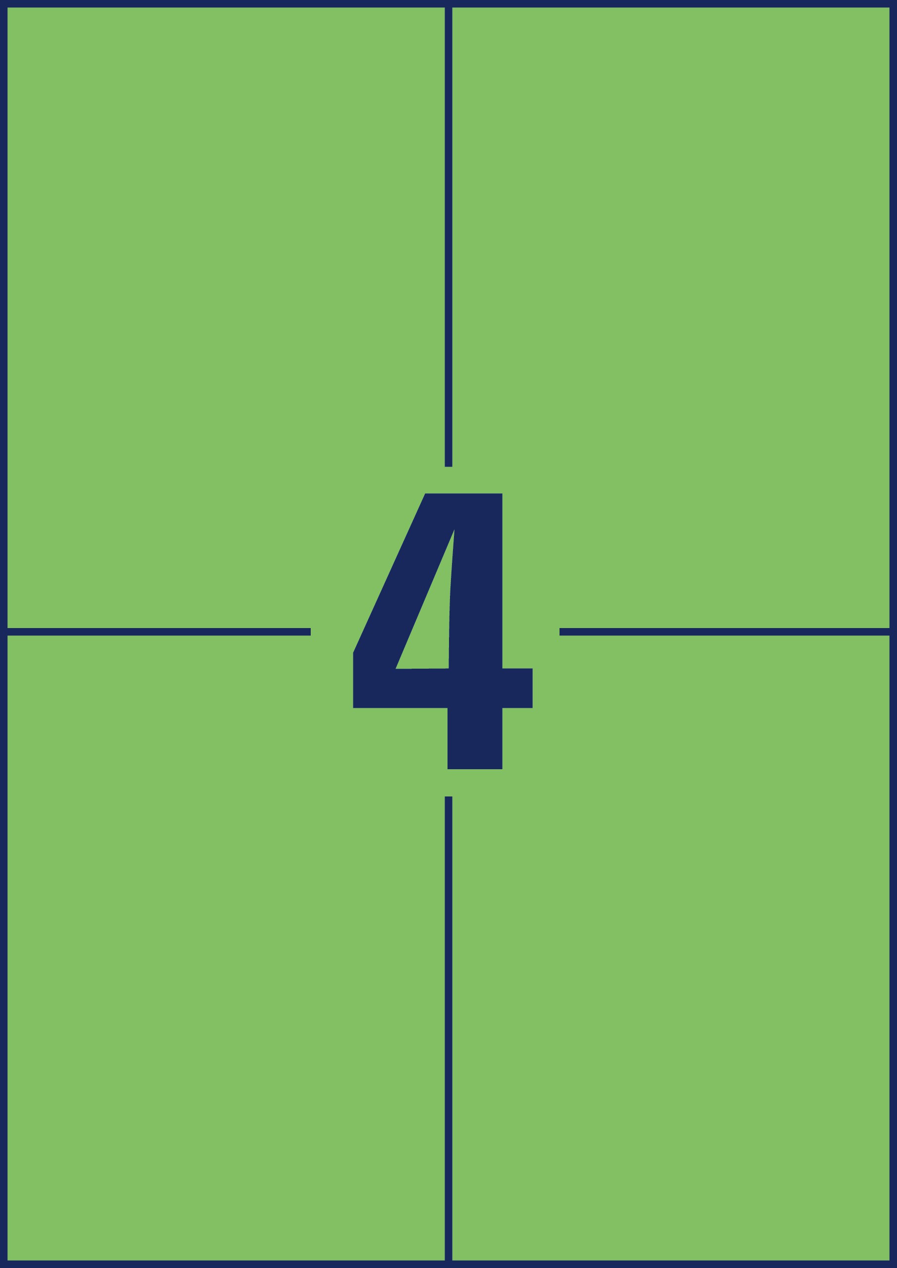 AVERY Universal Labels Green  