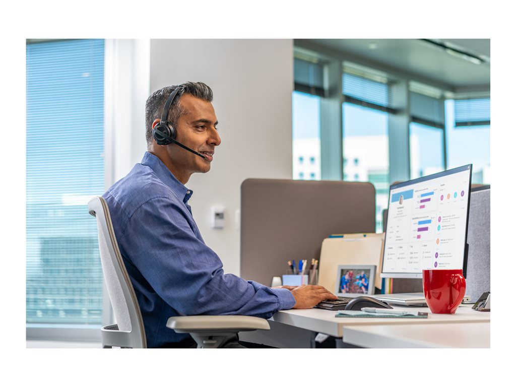 HP Poly Savi 8210-M Office DECT Headset
