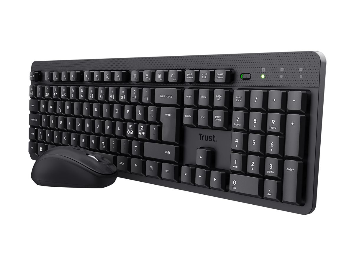 TKM-360 Wireless Keyboard & Mouse, Nordic (B2B)