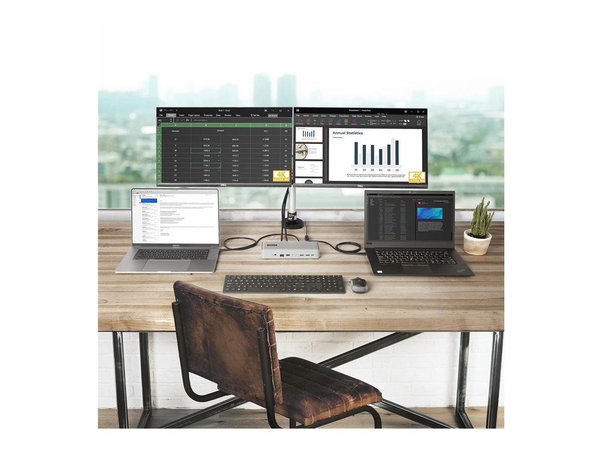 STARTECH USB-C KVM Docking Station