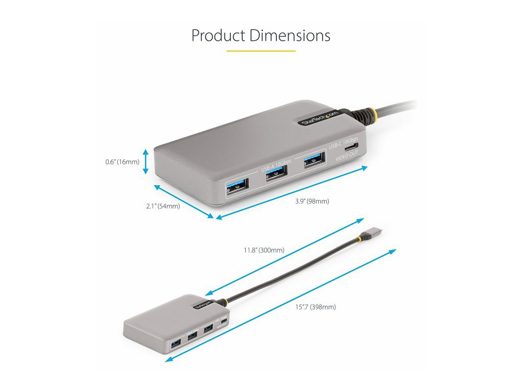 STARTECH 4-Port USB-C 10Gbps Hub