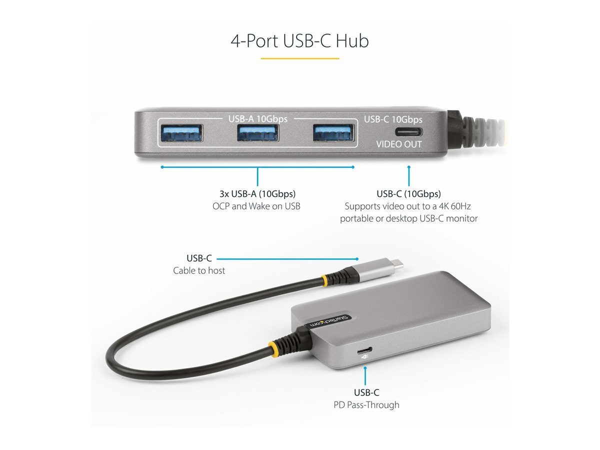 STARTECH 4-Port USB-C 10Gbps Hub