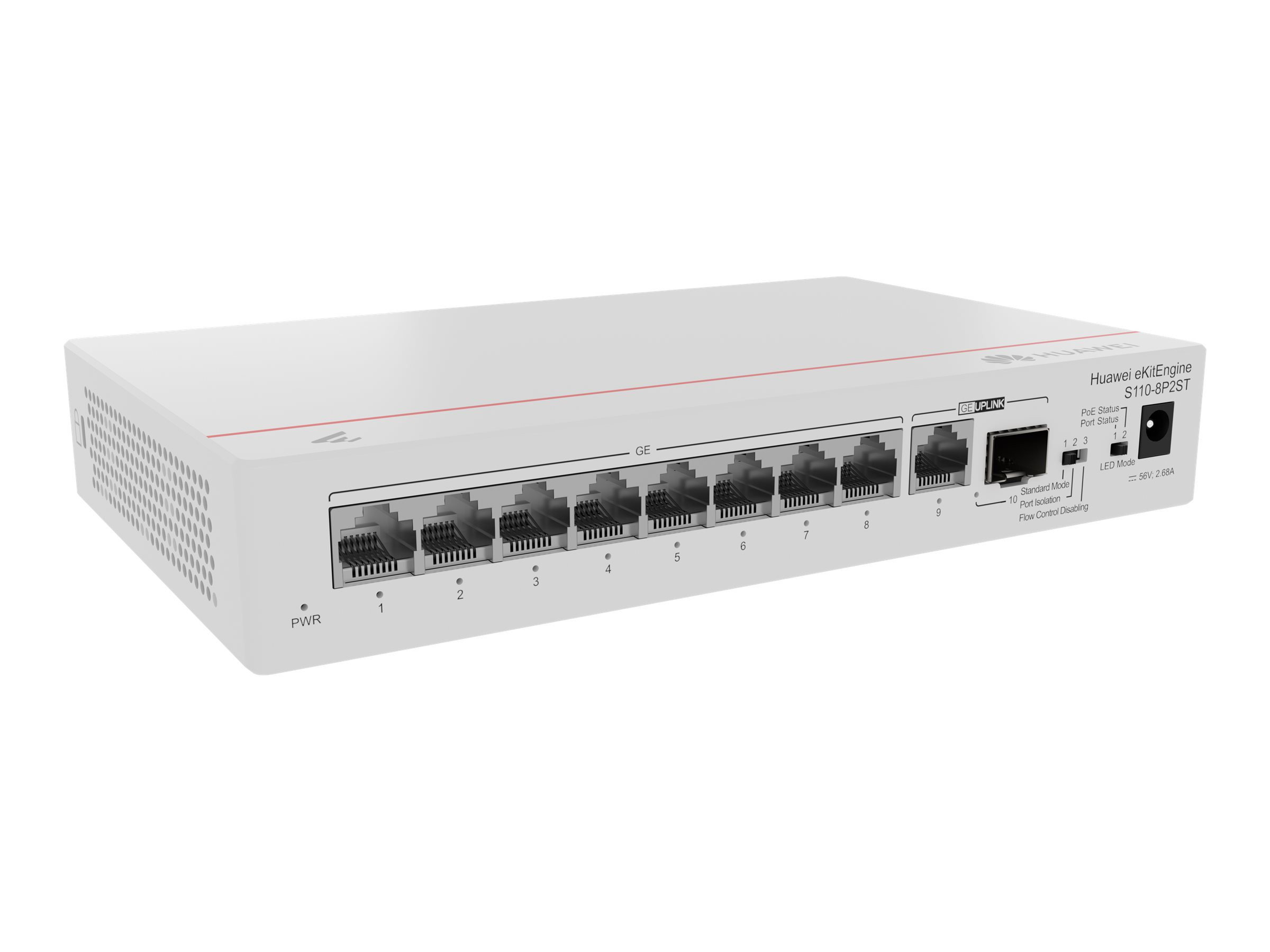 BildeHUAWEI Switch S110-8P2ST 8x10/100/1000BA