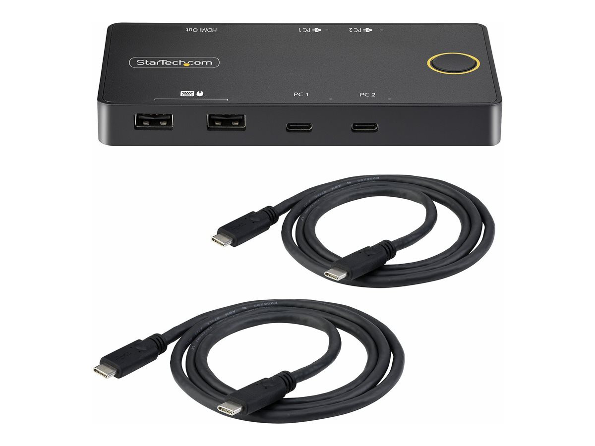 STARTECH USB-C KVM Switch 4K 60Hz