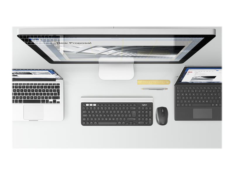 BildeMX Anywhere 2S Wireless Mobile Mouse BT, Graphite