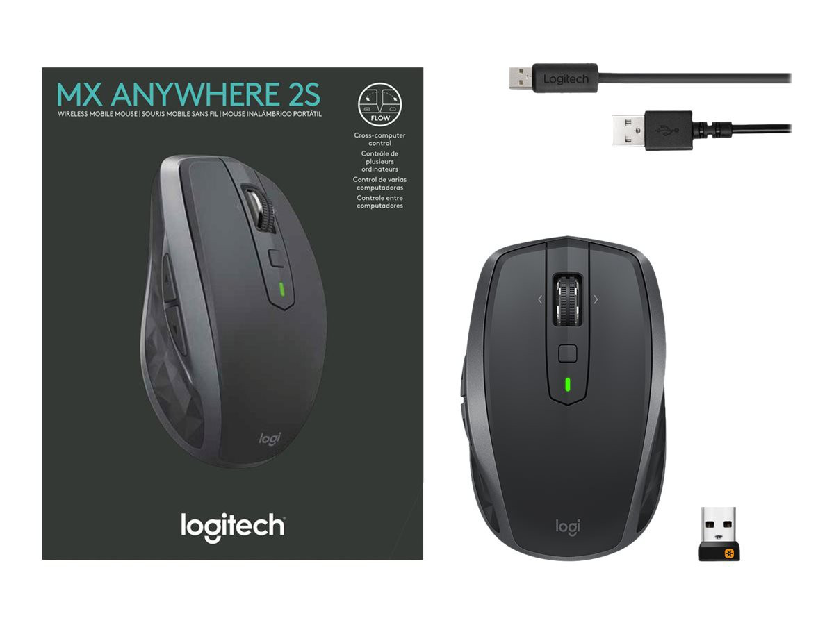 MX Anywhere 2S Wireless Mobile Mouse BT, Graphite