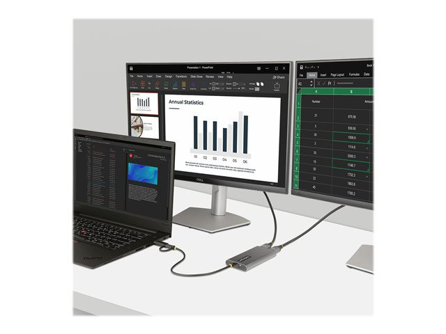 STARTECH USB-C to Dual-HDMI Adapter
