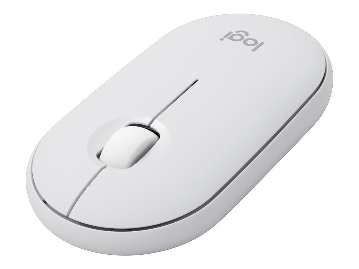 Pebble Mouse 2 M350s Wireless, Tonal White