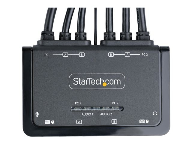 STARTECH 2-Port Dual Monitor KVM Switch