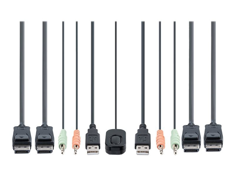 STARTECH 2-Port Dual Monitor KVM Switch