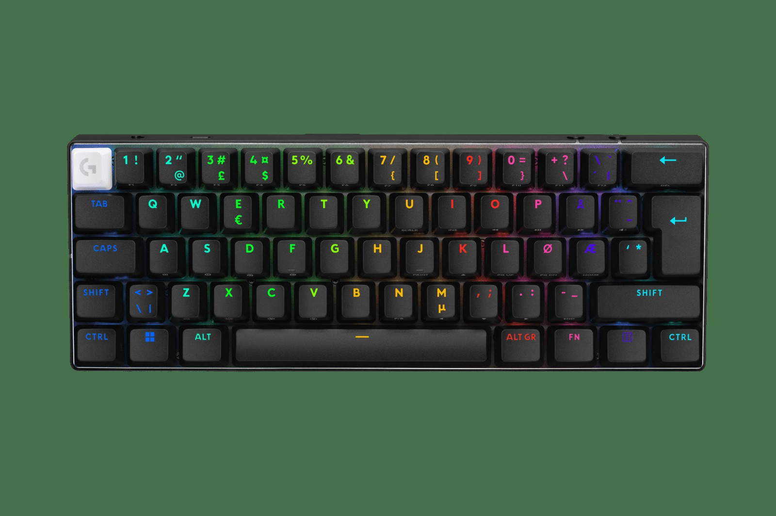 PROX60 LIGHTSPEED Wireless GamingKeyb(Tactile) Black(Nordic)