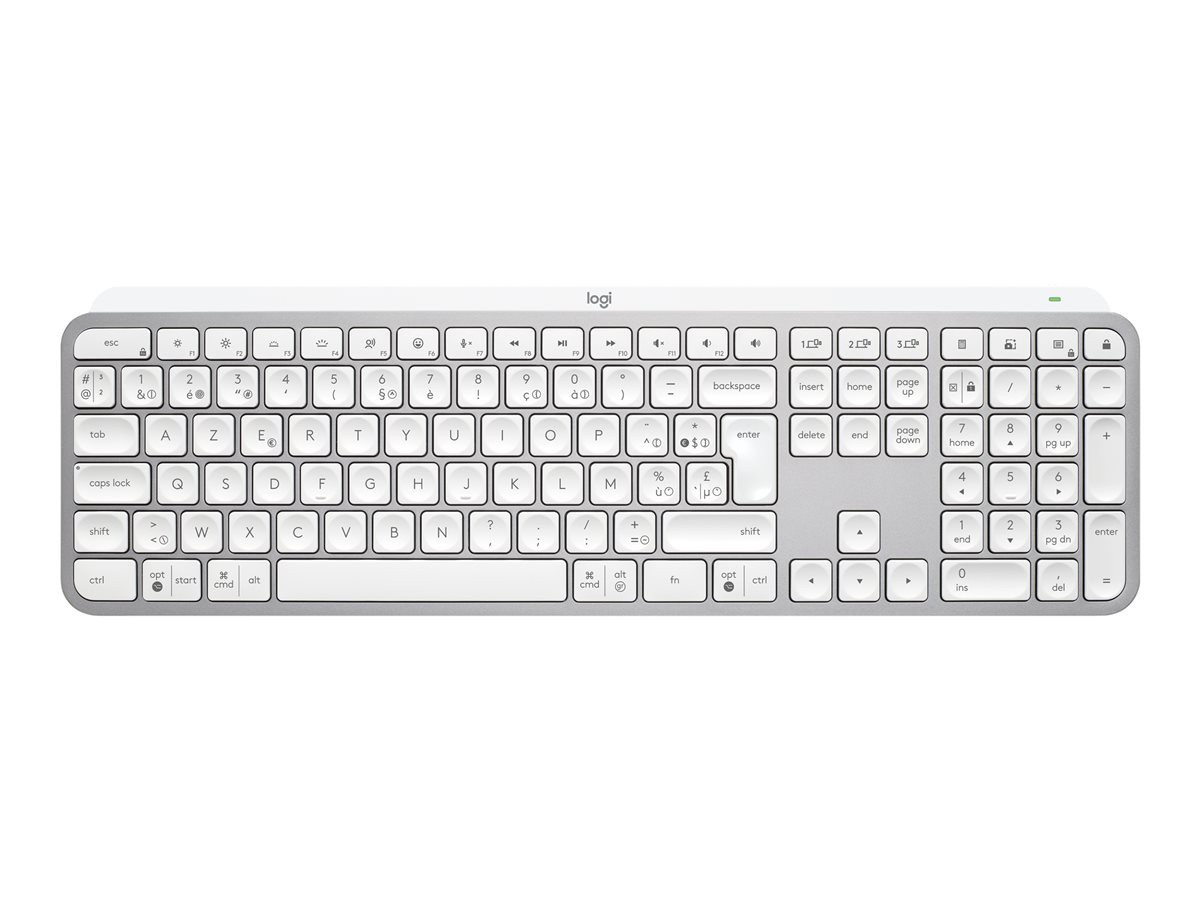 LOGI MX Keys S - PALE GREY - (PAN) - BT