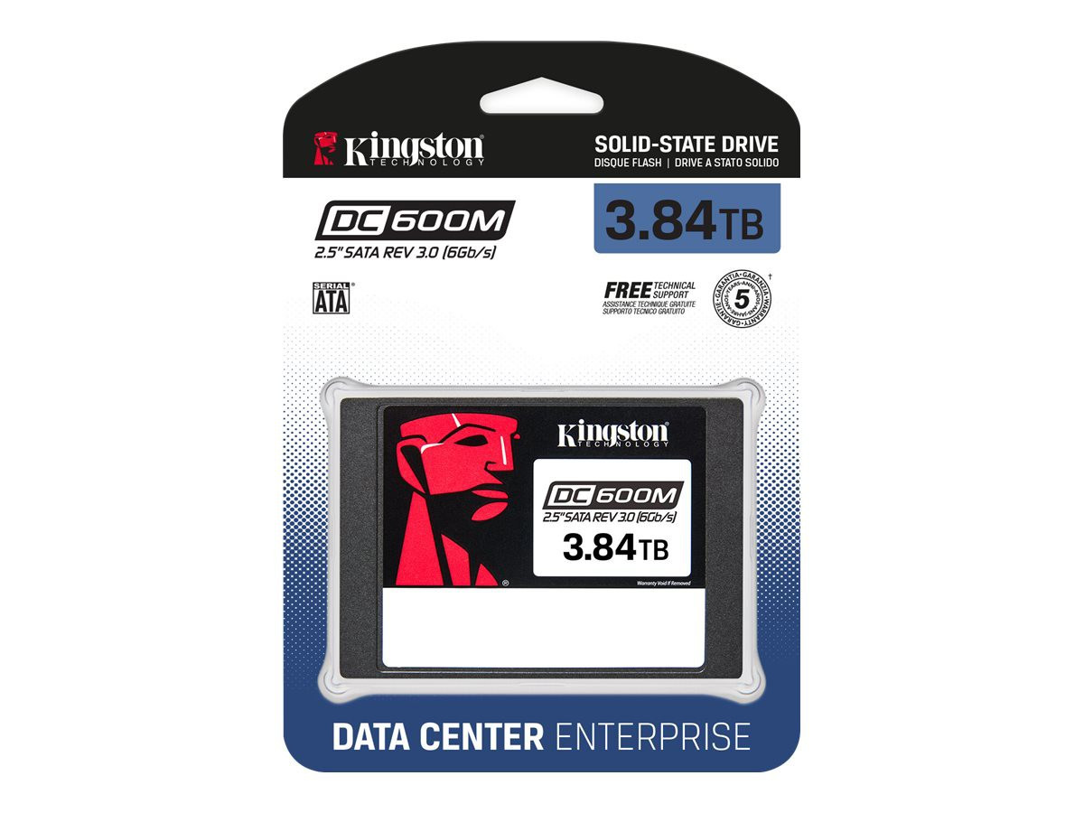 BildeKINGSTON 3.84TB DC600M 2.5inch SATA3 SSD