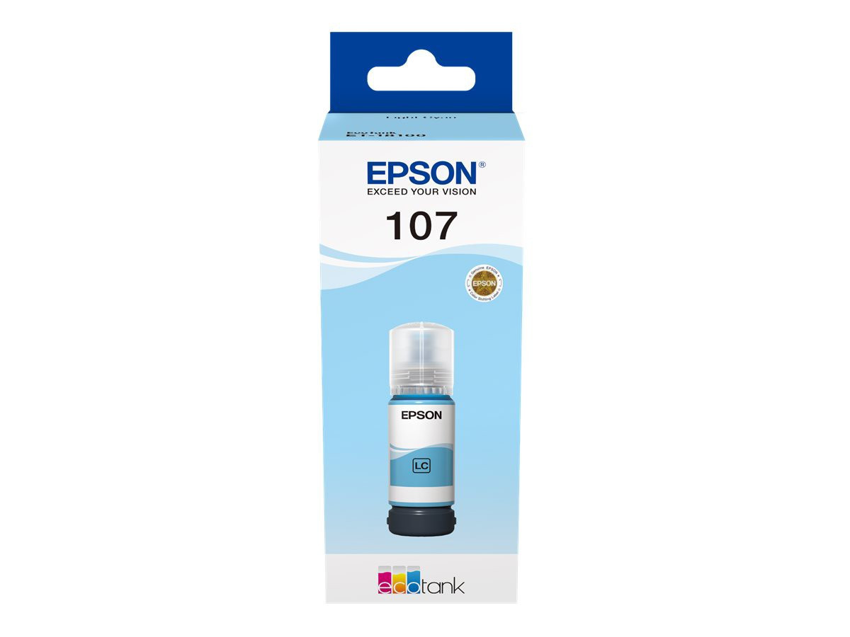 Blekkpatron EcoTank 107 Lys Cyan (70ml)