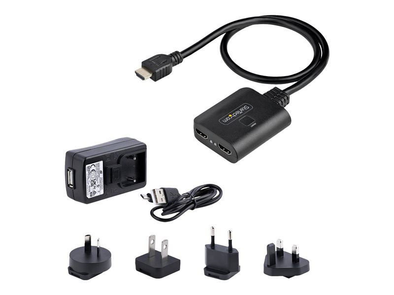 STARTECH 2-Port HDMI Splitter 4K 60Hz