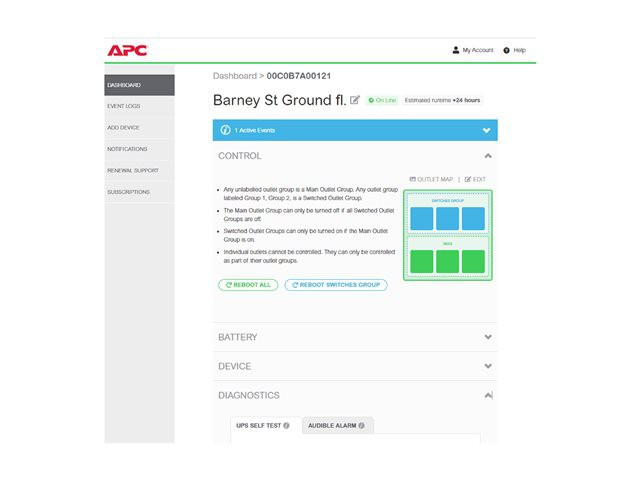 BildeAPC 1-UPS Advanced 3Y Plan SmartConnect