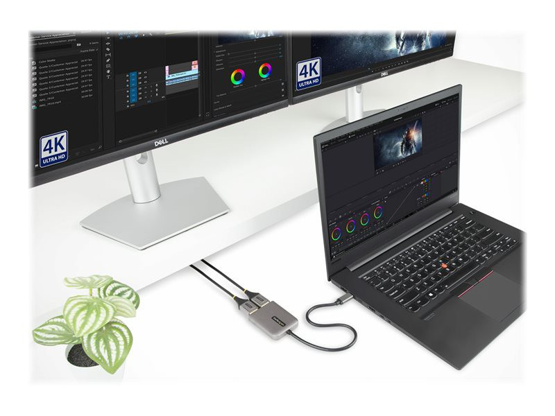 STARTECH 2-Port USB-C MST Hub 4K 60Hz