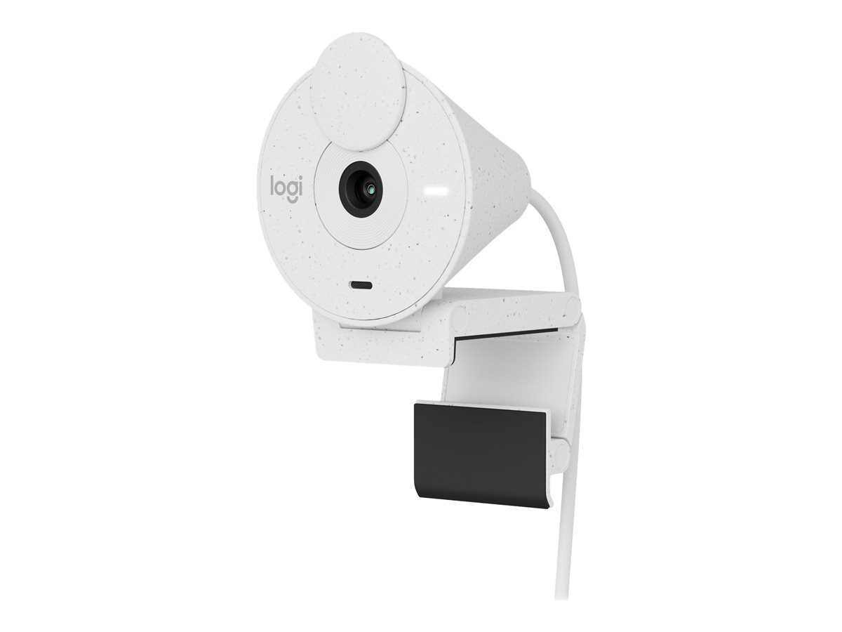 Logitech Brio 300 Full HD webcam, Off-white