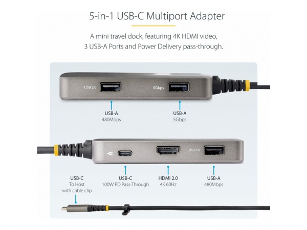 STARTECH USB-C Multiport Adapter HDMI