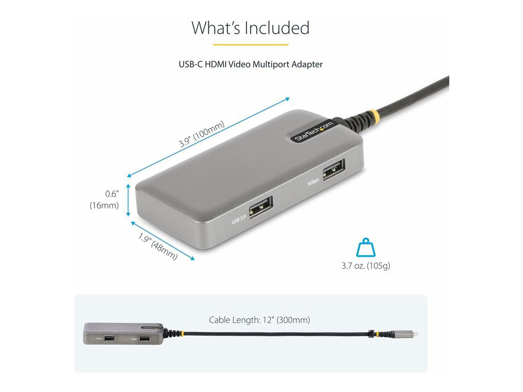 STARTECH USB-C Multiport Adapter HDMI