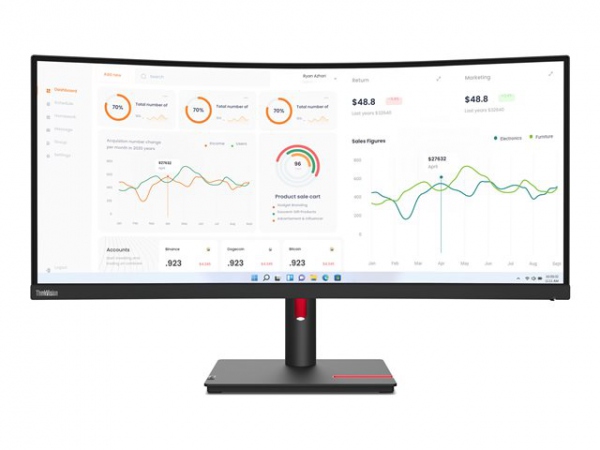LENOVO T34w-30 34i WQHD VA 21:9 Monitor
